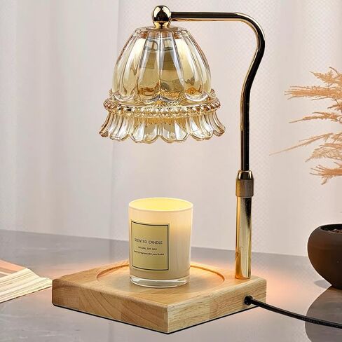 Candle Warmer Lamp With Timer Dimmable,Height Adjustable Scented Wax Melts Warmer Lamp,Electric Flameless Candle Warmer For Candle Jar,Mothers Day Birthday Gifts For Women,Office Home Decor(2 Bulbs) in Saudi Arabia