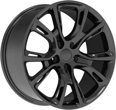 PR137 Gloss Black Wheel with Painted (20 x 9. inches /5 x 71 mm, 34 mm Offset) in Saudi Arabia