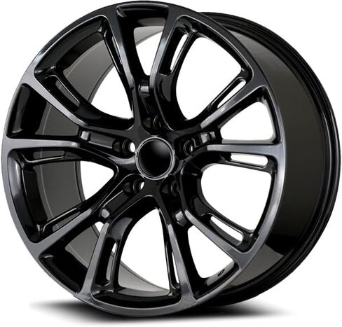 PR137 Gloss Black Wheel with Painted (20 x 9. inches /5 x 71 mm, 34 mm Offset) in Saudi Arabia