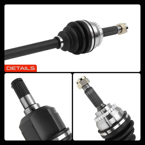 A-Premium CV Axle Shaft Assembly - Compatible with Hyundai Elantra 1996-2000, Tiburon 1997-2001, 1.8L 2.0L - Front Right Passenger Side, Replace# 4950829G00, 4950829J0 in Saudi Arabia