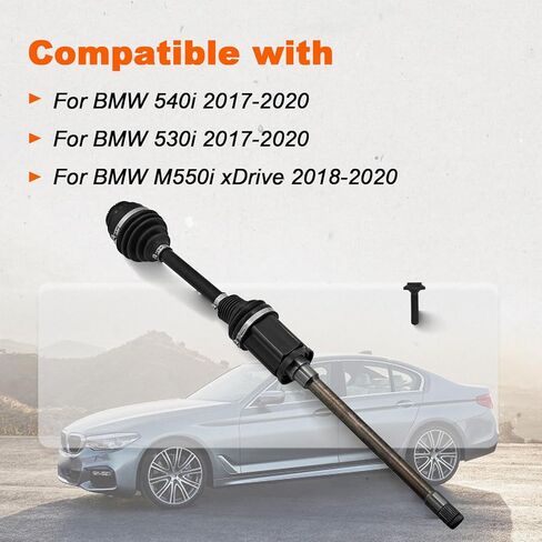 31608683336 Front Right CV Axle Shaft Compatible with BMW M550i xDrive G30 F90 2017-2020 31608664678 in Kuwait