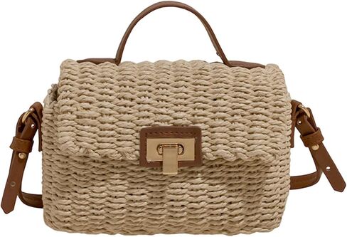 Straw Purses Summer Crossbody Bags for Women Small Straw Beach Bag Vacation Purse in Saudi Arabia