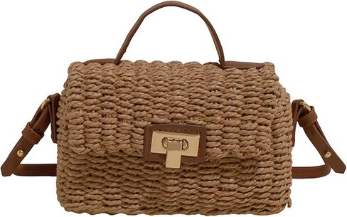 Straw Purses Summer Crossbody Bags for Women Small Straw Beach Bag Vacation Purse in Saudi Arabia