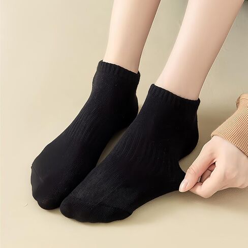 10 Pairs Women's Ankle Socks Breathable Casual Low Cut Socks for Men Women US 6-9 in Saudi Arabia