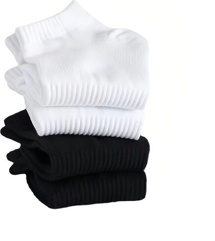 10 Pairs Women's Ankle Socks Breathable Casual Low Cut Socks for Men Women US 6-9 in Saudi Arabia