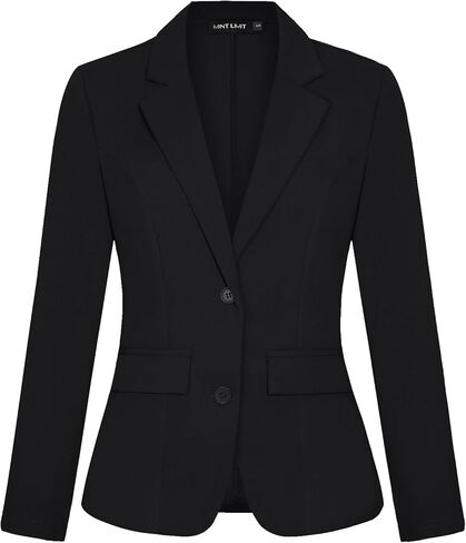 MINTLIMIT Blazers for Women Business Casual Long Sleeve Notched Lapel Button Work Office Blazers Jackets with Pockets in Kuwait