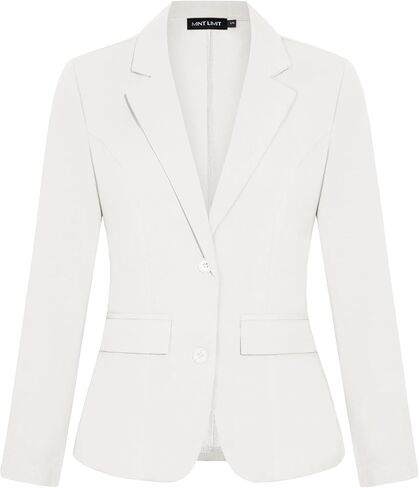 MINTLIMIT Blazers for Women Business Casual Long Sleeve Notched Lapel Button Work Office Blazers Jackets with Pockets in Saudi Arabia