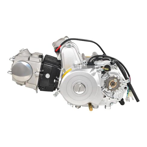محرك محرك 125CC رباعي الأشواط، ناقل حركة يدوي بأسطوانة واحدة بصمامين، بدء كهربائي لعربات ATV للدراجات النارية والدراجات الترابية. نظام تبريد الهواء (يناسب 50cc-110cc) (محرك 125CC-4-Stroke) in Kuwait