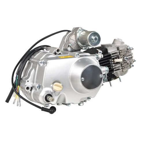 محرك محرك 125CC رباعي الأشواط، ناقل حركة يدوي بأسطوانة واحدة بصمامين، بدء كهربائي لعربات ATV للدراجات النارية والدراجات الترابية. نظام تبريد الهواء (يناسب 50cc-110cc) (محرك 125CC-4-Stroke) in Kuwait