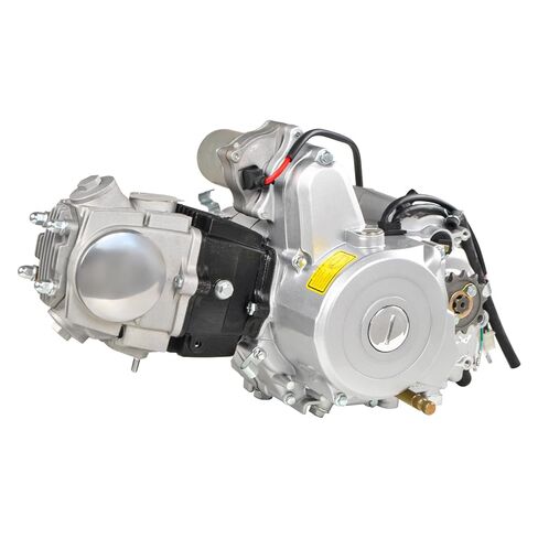 محرك محرك 125CC رباعي الأشواط، ناقل حركة يدوي بأسطوانة واحدة بصمامين، بدء كهربائي لعربات ATV للدراجات النارية والدراجات الترابية. نظام تبريد الهواء (يناسب 50cc-110cc) (محرك 125CC-4-Stroke) in Kuwait