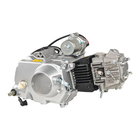 محرك محرك 125CC رباعي الأشواط، ناقل حركة يدوي بأسطوانة واحدة بصمامين، بدء كهربائي لعربات ATV للدراجات النارية والدراجات الترابية. نظام تبريد الهواء (يناسب 50cc-110cc) (محرك 125CC-4-Stroke) in Kuwait
