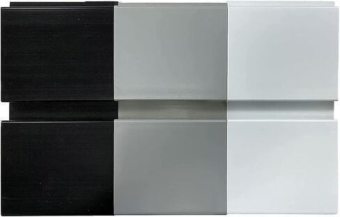 Heavy Duty 4x8 PVC Garage Slatwall Storage System (with Endcaps & Screws) - Modular Slat Wall Paneling for Garage Wall Organizer - Interlocking Slatwall Panels for Home & Commercial Use (White) in Saudi Arabia