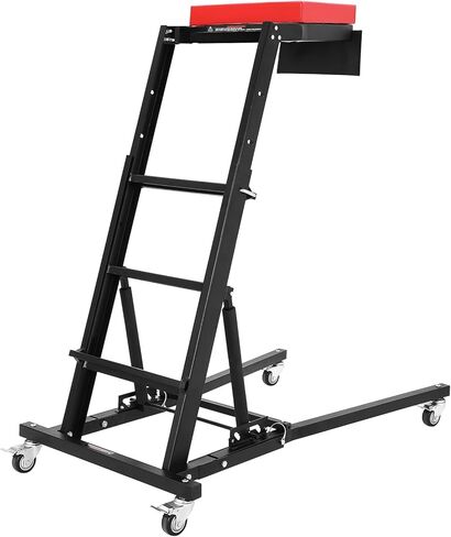 400 LBS Capacity Topside Automotive Engine Creeper with Adjustable Height 45" to 66" - Heavy Duty Foldable Creeper with 4 Brake Wheels, Padded Deck for Auto Repair&Truck in Kuwait