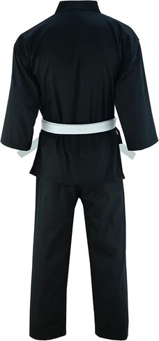 زي كاراتيه جي خفيف الوزن عادي مع حزام للأطفال والكبار للجنسين - الحزام متضمن in Kuwait