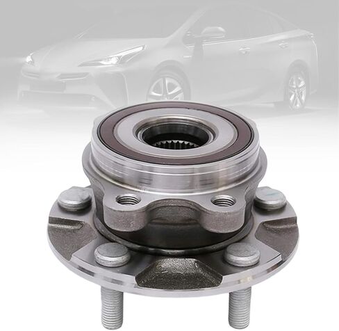 Front Wheel Hub and Bearing Assembly FIT 2019-2022 Toyota Corolla, 2016-2022 Prius, 2017-2022 Prius Prime AWD-e, 5-Lug Wheel Hub Bearing Replaces 513402 43550-47020, 1 Pack in Kuwait
