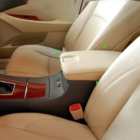 Replacement Auto Parts For Fits 2007-2009 Lexus ES350 Center Console Lid Armrest Leather Cover Beige TanMod-R36R-5779 in Saudi Arabia