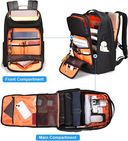 FENRUIEN Laptop Backpack 15.6 Inch and 17 Inch Laptop Backpack with Laptop Compartment in Kuwait