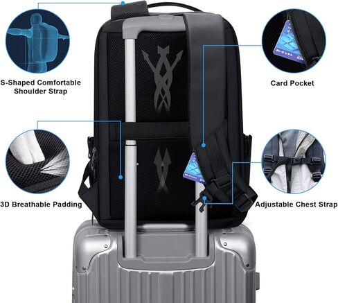 FENRUIEN Laptop Backpack 15.6 Inch and 17 Inch Laptop Backpack with Laptop Compartment in Kuwait