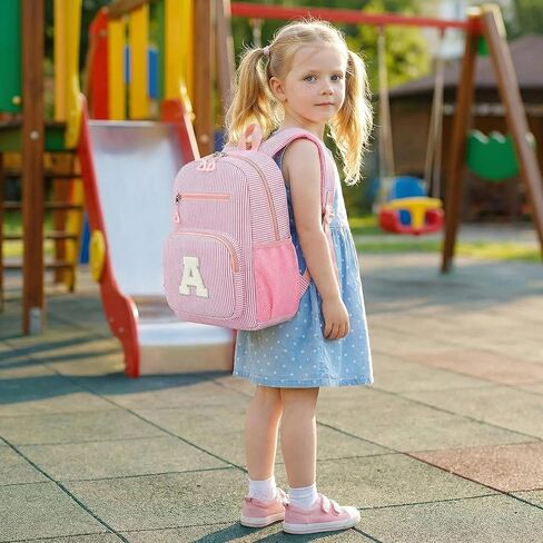 حقيبة ظهر صغيرة للأطفال الصغار للفتيات من سن 2 إلى 4 سنوات، حقيبة ظهر لطيفة مخصصة لمرحلة ما قبل المدرسة لرياض الأطفال كهدايا عيد ميلاد (وردي K) in Kuwait