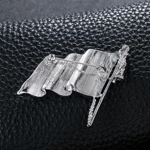 2 قطعة USA العلم التلبيب دبوس لطيف حجر الراين اللوحة النفط المينا بروش كريستال سارية العلم حقيبة الملابس مجوهرات الأزياء شارة العلم الأمريكي in Saudi Arabia