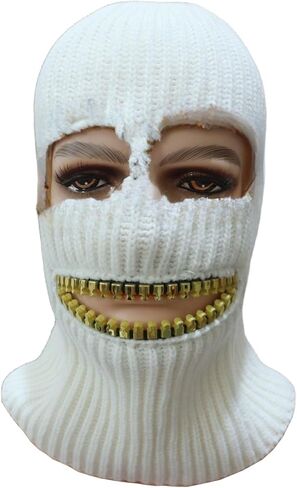 Ski Mask Knitted Full Face Cover Balaclava Knit Ski Thermal Knitted Head Wrap Winter Hat for Halloween Sports Cycling in Kuwait