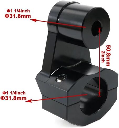 Motorbike Handle Bars for Vulcan 1700 for Vaquero for Vulcan 1700 for Voyager for Vulcan 1700 for Vaquero Handlebar Riser Bar Mount 32 Mm Motorcycle Handlebar Risers(Black) in Saudi Arabia
