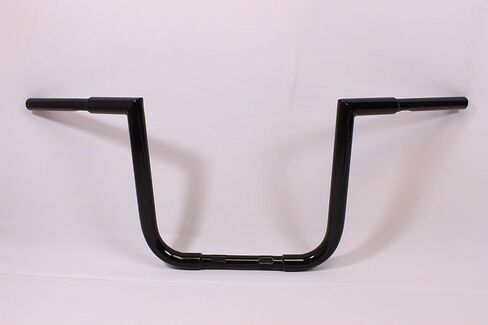 TC12 12" BLACK BLACK APE HANGER HANDLEBAR 12" 05-15 for Suzuki VL800 Boulevard C50 FAT 1.25" TUBE in Kuwait