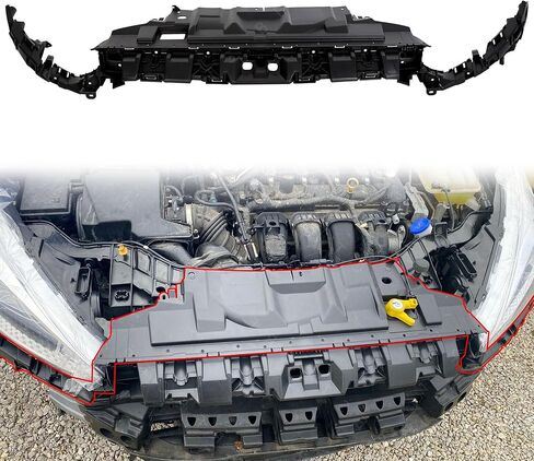 PartsFlow غطاء المصد الأمامي دعم تصاعد عدة قوس ل 2015 2016 2017 2018 فورد فوكس F1EZ17C897C in Saudi Arabia