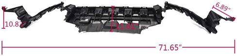 PartsFlow غطاء المصد الأمامي دعم تصاعد عدة قوس ل 2015 2016 2017 2018 فورد فوكس F1EZ17C897C in Saudi Arabia