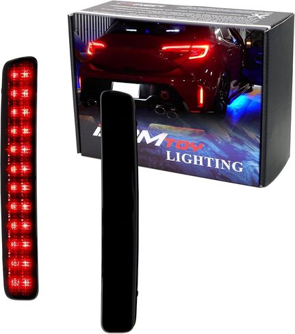 iJDMTOY OEM-Spec Red Lens 48-SMD Full LED Rear Bumper Reflector Light Trims Compatible with 2023-up Toyota GR Corolla (E210), Function as Tail or Rear Fog Lights in Saudi Arabia