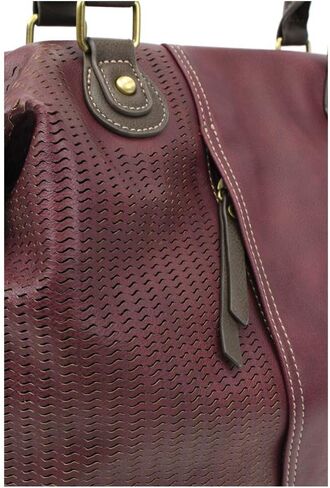 CHALA Laser Cut Crossbody Shoulder bag Tote Bag Faux Leather Plum (Flamingo) in Saudi Arabia