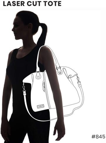 CHALA Laser Cut Crossbody Shoulder bag Tote Bag Faux Leather Plum (Flamingo) in Saudi Arabia