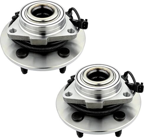 Pair 515126 Front Wheel Hub and Bearing Assembly for 2009-2011 Dodge Ram 1500 W/ABS 5-lugs Wheel Bearing Driver Passenger Side in Kuwait