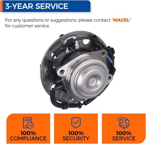 PAROD 512594 Rear Wheel Bearing and Hub Assembly Fit for Chrysler Pacifica 2017-2023, Voyager 2020-2023 w/ABS in Saudi Arabia