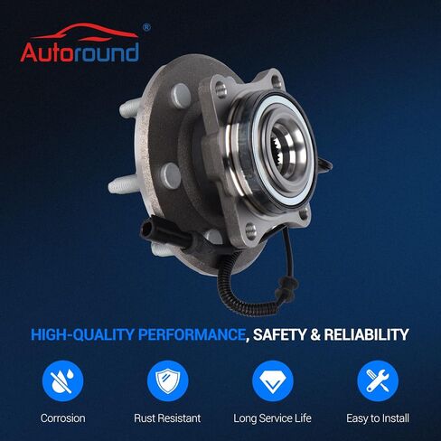 Autoround 541008 Rear Wheel Bearing and Hub Assembly Fit for 2007-2010 Ford Expedition, 07-10 Lincoln Navigator, 6 Lugs w/ABS, 2-Pack in Saudi Arabia