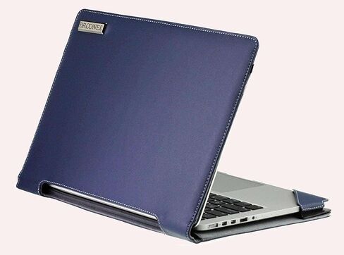 سلسلة Profile - حقيبة كمبيوتر محمول جلدية زرقاء متوافقة مع الكمبيوتر المحمول HP OmniBook X Flip 2 في 1 الجيل التالي AI 14-fk0010na in Saudi Arabia
