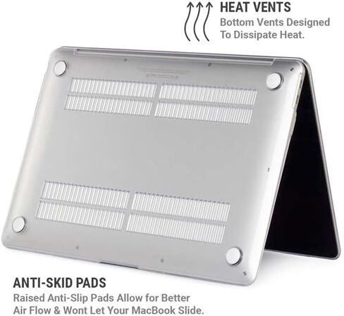 حقيبة كمبيوتر محمول Skinit بالإضافة إلى غلاف متوافق مع جهاز MacBook Air 15in (2023) - تصميم الكركديه الأصفر المرخص رسميًا in Kuwait