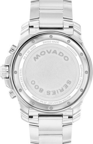Movado Series 800 Men's Watch - Swiss Quartz Chronograph, Stainless Steel Bracelet - Modern, Sporty Luxury Fashion Timepiece for Him - 42mm in Saudi Arabia