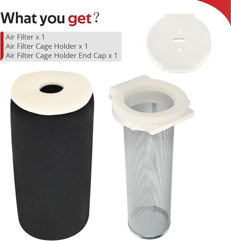 JAVIK Air Filter & Cage Holder With End Cap Kit For Yamaha Big Bear Raptor Wolverine Warrior Grizzly 350 600 660 1987-2013 O.E.M# 1UY-14458-01-00 in Saudi Arabia