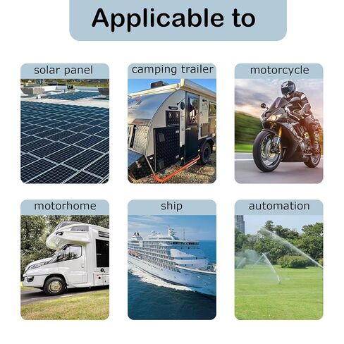 12V Inline Toggle Power Switch, 12AWG on/Off Switch SAE to SAE Cable, IP67 Quick Connect/Disconnect Red Light Button, Suitable for Motorcycle, Solar Panel, RV, Camping Trailer on/Off Connection in Saudi Arabia