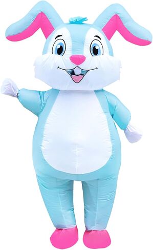 Inflatable Easter Bunny Costume Full Body Blow up Rabbit Costume Bunny Rabbit Outfit in Saudi Arabia