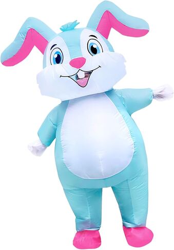 Inflatable Easter Bunny Costume Full Body Blow up Rabbit Costume Bunny Rabbit Outfit in Saudi Arabia