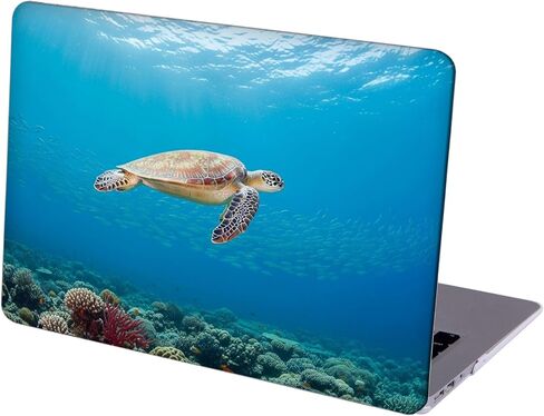 متوافق مع جهاز MacBook Pro مقاس 14 بوصة، حافظة صلبة مع غطاء لوحة مفاتيح وواقي شاشة (A2442 A2779 A2918 A2992 A3112 A3185 A3401 A3434، إصدار 2021-2025) - السلاحف البحرية MC22093 in Kuwait