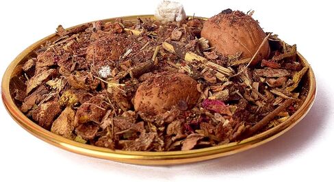 ساتفيك 500 جرام هافان ساماجري لبوجا | هاوان كوند، دورجا بوجا، منزل بوجا، ياجيا، ديوالي هاوان/هافان ياجيا شانتي، طقوس بوجان الهندوسية، منزل ماندير، صلاة روحية دينية، بوجا in Kuwait