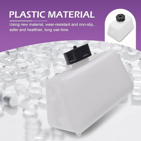 Fuel Petrol Tank, Coolant Reservoir Tank, Plastic Gas Tank with Oil Filter and Pipes, Fit for Quad Dirt Atv Scooter 2 Stroke 43cc 45cc 47cc (White) in Kuwait