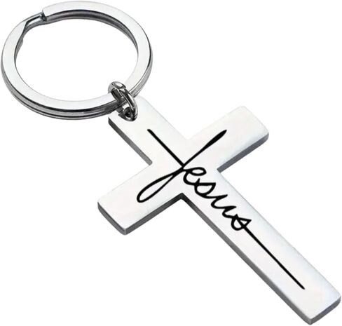 I Love Jesus Keychain Christian Faith Accessory Easter Gift for Believers Inspirational Key Chain in Saudi Arabia