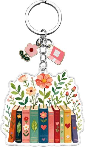 Book Lovers Gifts Bookish Acrylic Keychains for Women Book Accessories For Reading Lovers Librarian Bookish Group Club Gifts Reading Accessories for Girls Daughter Sister Bookshelf Decor Ideas in Kuwait