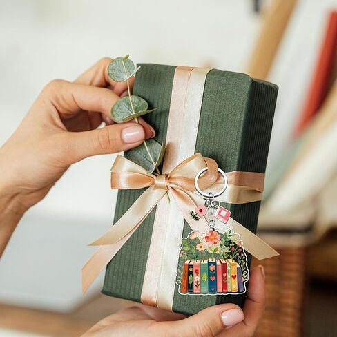 Book Lovers Gifts Bookish Acrylic Keychains for Women Book Accessories For Reading Lovers Librarian Bookish Group Club Gifts Reading Accessories for Girls Daughter Sister Bookshelf Decor Ideas in Kuwait