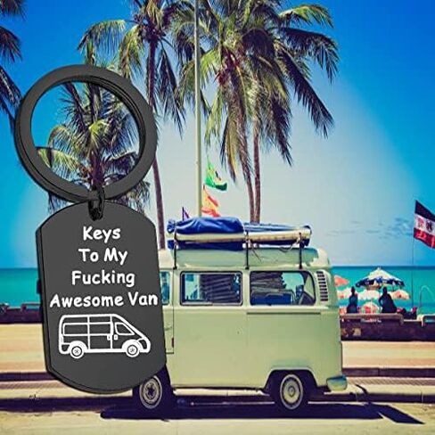 Lywjyb Birdgot Camper Gift Keys to My Fucking Awesome Van Keychain Camper Jewelry in Saudi Arabia