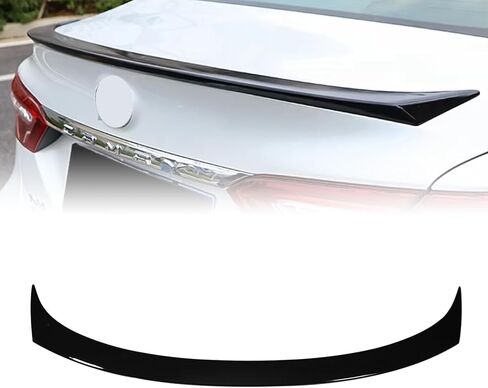 جناح سبويلر خلفي لسيارة تويوتا كامري 2018-2024 LE SE XLE XSE TRD غطاء صندوق السيارة الهجين سبويلر خلفي أسود لامع in Kuwait